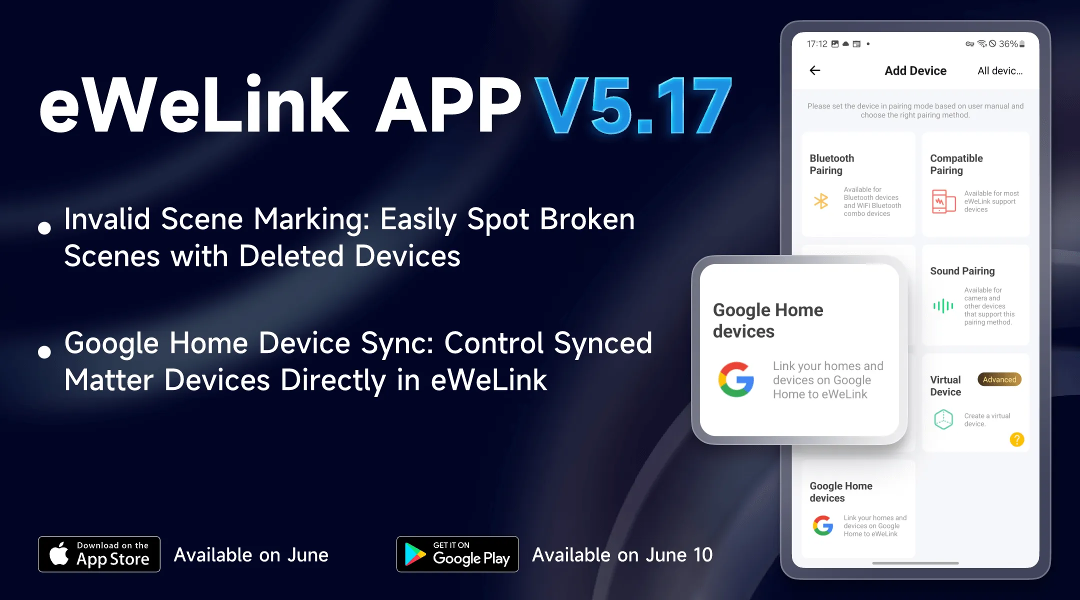 在易微联App中管理Google Home的智能设备，易微联正式集成Home APIs